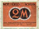 Seriennotgeld Deutschland 2 Mark Schein Notgeld die Vergnügungskommission Düsseldorf 301.1 , 2 Mark Schein in gbr. -