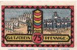 Seriennotgeld Deutschland 75 Pfennig Schein Notgeld Rud. Wichmann Postkartenzentrale Hamburg 561.1 , 75 Pfennig Schein in kf -