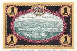 Seriennotgeld Deutschland Notgeld Wildungen 1 Mark Nr 3 Notgeld Victoria Bad Wildungen 1428.1.a , 1 Mark Nr 3 , Weißer Rand in kfr. -