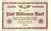 deutsche Reichsbahn 5 Millionen Mark 1923 Banknote Reichsbahn , 5 Millio... 2,49 EUR prix TTC + 7,99 EUR frais d'envoi