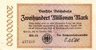 deutsche Reichsbahn 200 Millionen Mark 1923 Banknote Reichsbahn , 200 Mi... 1,39 EUR prix TTC + 7,99 EUR frais d'envoi