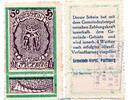Notgeld Österreich 50 Heller -16 Serien- braunviolett Notgeld der Gemeinde Puchberg S.787.IV.L -16 Serien- braunviolett, 50 Heller kfr -