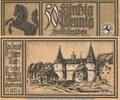 Serienscheine DE 50 Pf. J Notgeld der Stadt Stuttgart 1289.2 , 50 Pfennig Schein -J- in kfr. von 1922 -