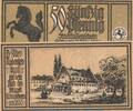 Serienscheine DE 50 Pf. Q Notgeld der Stadt Stuttgart 1289.2 , 50 Pfennig Schein -Q- in kfr. von 1922 -