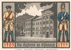 Serienscheine DE 1 Mk. Nr.1 Jena , Notgeld 1 Mark Schein Nr.1 o.Drfa. in kfr. M/G 657.1.b , Thüringen 1921 -