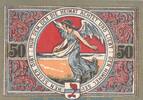 Serienscheine DE 50 Pf. Notgeld Stadt Jacobshagen 651.1 , 50 Pfennig -Engel- in kfr. von 1920 , Pommern -