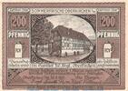 Seriennotgeld Deutschland Notgeld Oberkirchen 200 Pfennig Notgeld Gasthof F.C. Vogt Oberkirchen 997.1 , 200 Pfennig Schein in kfr von 1921 -