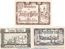 Notgeld Österreich 3 x Notgeld Altenfelden -Kupfer- Notgeld der Gemeinde Altenfelden S.27.II.d , -Kupfer- Set mit 3 Scheinen in kfr. -