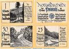 Notgeld DE 4 Scheine -gelb- Notgeld Gemeinde Freienohl 384.1 , Set -gelb- mit 4 Scheinen in kfr. o.D. WF -
