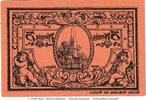 Notgeld DE 75 Pf. -Fehldruck- Notgeld Stadt Rheinsberg 1120.2.b , 75 Pfennig Schein --Fehldruck-- in kfr. o.D. -