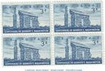 USA 4-er Block , 4 x 3 Cent Briefmarken USA 4er Block 4 x 3 Cent 1956 - Booker T Washington - Scott 1074 -