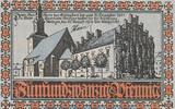 Kleingeld 1914-1922 DE 25 Pf. Notgeld Stadt Wriezen , 25 Pfennig Schein in kfr. Tieste 8115.05.05 von 1919 BB -