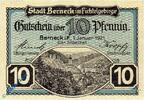 Kleingeld 1914-1922 10 Pf. 1921 Notgeld Berneck , 10 Pfennig Schein , Gr... 2,29 EUR prix TTC + 7,99 EUR frais d'envoi