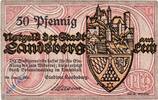 Notgeld De 50 Pf. Notgeld Landsberg a. Lech , 50 Pfennig Schein , Mehl Grabowski 762.1 , von 1921 , Bayern Serien Notgeld -