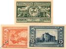 Notgeld DE 4. Serie Leopoldshall , Notgeld Set mit 3 Scheinen -4. Serie- in kfr. M/G 794.4 , SA 1921 -