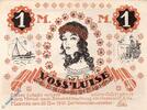 Notgeld DE 1 Mk. Notgeld Malente - Gremsmühlen , 1 Mark Schein , dick , Mehl Grabowski 864.2 , von 1920 , Schleswig Holstein Seriennotgeld -