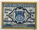 Notgeld DE 25 Pf. Notgeld Rotenburg , 25 Pfennig Schein , Mehl Grabowski 1139.1 a , von 1921 , Niedersachsen Seriennotgeld -