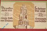 Seriennotgeld Deutschland 75 Pfennig Schein Notgeld Soltau , Schein über 75 Pfennig braun , Mehl Grabowski 1239.2 b , Niedersachsen Seriennotgeld -