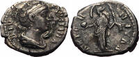 Römische Kaiserzeit AR Denarius Diva Faustina I (Died 140/1)
