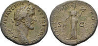 Roman Empire Sestertius Antoninus Pius (138-161). Æ Sestertius -
