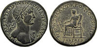 Römische Kaiserzeit Æ Sestertius Hadrian (117-138). -