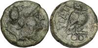 Greek Greek Italy. Northern Apulia, Teate. AE Biunx, 225-200 BC. -