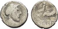 Roman Republic Denarius Cn. Lentulus Clodianus, 88 BC. Denarius -
