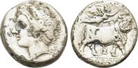 Greek AR Didrachm Italy. Central and Southern Campania, Neapolis -