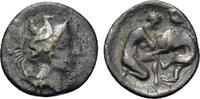 Greek Diobol Italy, Southern Apulia, Tarentum, c. 325-280 BC. AR Diobol -
