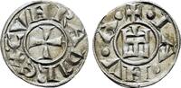 Italy Denaro Crusaders, ITALY, Genova. Republic. 1139-1339. AR Denaro -