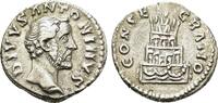 Roman Imperial  Divus Antoninus Pius (died 161). AR Denarius TTB