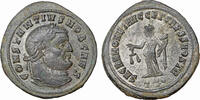 Roman Empire Follis Ticinum (Pavia) Constantius I Chlorus, as Caesar -