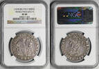 Venice Venedig  Venezia Nicolo da Ponte 80 Soldi with St. Justina 1578-85 Rare  NGC EF-40