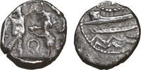 SAMARIA. 'Middle Levantine' Series Obol "Phoenician galley" -