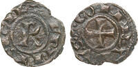 Medieval Sicily Kingdom Denar Conrad I -
