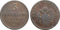 Lombardy Venice Kingdom 5 Centesimi 1852 -