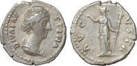 Roman Empire Denarius Diva Faustina I -