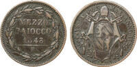 Papal States BOLOGNA 1/2 baiocco 1848 Pius IX -