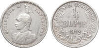 German East Africa 1/4 Rupee 1912 J Wilhelm II XF 85,00 EUR  + 16,00 EUR frais d'envoi