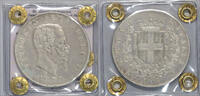 Kingdom of Italy 5 Lire 1871 Milan Victor Emmanuel II -