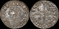 England / London Penny Aethelred II (978-1016) Helmet Type Penny, Wulfstan -