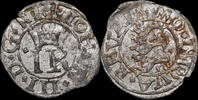 LIVONIA / Reval Schilling Au nom des rois de Suède, Jean III (1568-1592) -