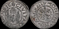 Free City Riga 1 Schilling Ville libre de Riga (1561-1581) -