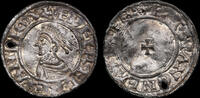 England / Exeter Penny Ethelred II (978-1016) Dernier type de petite croix, Eadstan -