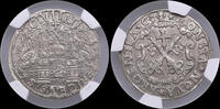 Poland / Free City Riga 1/2 Mark Ville libre de Riga (1561-1581) - NGC MS62 -