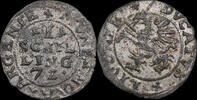 Poland / Livonia Schilling Jan Hieronim Chodkiewicz (1572–1573), Dahlen, croix -