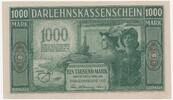 Germany (Kowno/Kaunas) 1000 mark Occupation - Darlehnskasse Ost, Kowno (Kaunas) 1000 mark 1918 - Rare -