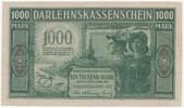 Germany (Kowno/Kaunas) 1000 mark Occupation - Darlehnskasse Ost, Kowno (Kaunas) 1000 mark 1918 - Rare -