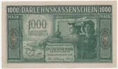Germany (Kowno/Kaunas) 1000 mark Occupation - Darlehnskasse Ost, Kowno (Kaunas) 1000 mark 1918 - Rare -