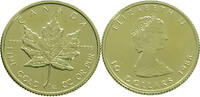Canada 10 Dollars 1988 M7 privy Mark - Maple leaf 1/4 Oz. - Gold FB